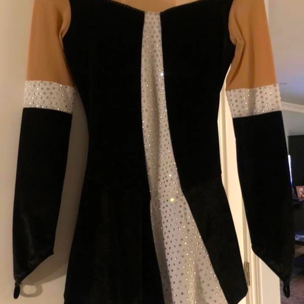 Adult Small, Child XL figure skating dress. Ice-skating competition or testing!